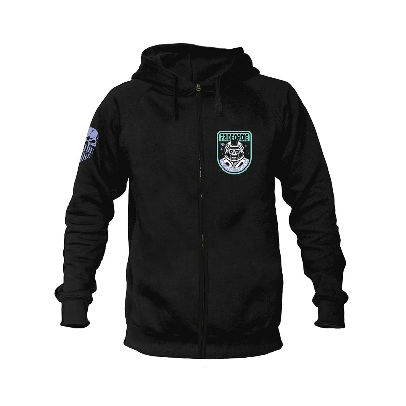 PRIDE OR DIE space force bjj zaketa -black